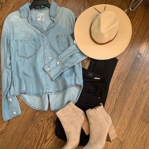 Button down Jean shirt